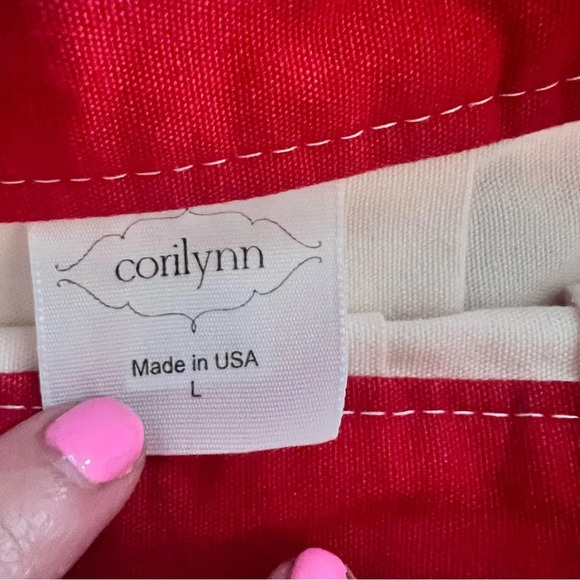 Red and White Patriotic Skirt Corilynn - Picture 5 of 5